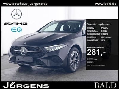 Gebraucht Mercedes A250 Progressive 163 PS (119 kW) 2024 Metalliclack kosmosschwarz Limousine