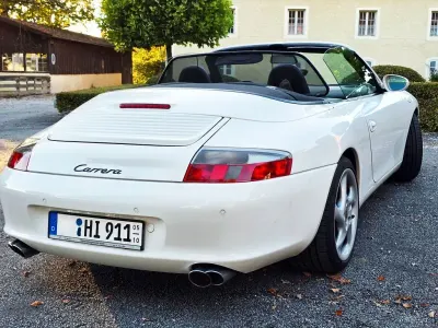 Gebraucht Porsche 911 Carrera Cabriolet 320 PS (235 kW) 2002 Weiß Cabrio