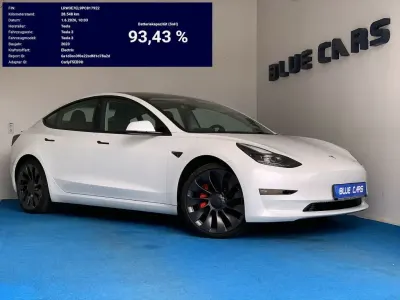 Gebraucht Tesla Model 3 Performance 392 kW (534 PS) 2023 Pearl white multicoat (metallic) Limousine