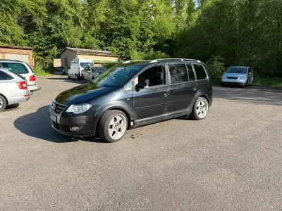 Gebraucht VW Touran R-line 170 PS (125 kW) 2008 Schwarz Van / Kleinbus