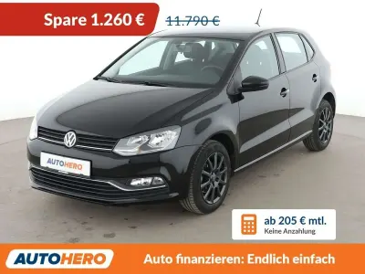 Gebraucht VW Polo Comfortline 90 PS (66 kW) 2015 Schwarz Kleinwagen