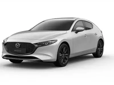 Neu Mazda 3 Exclusive-Line 186 PS (136 kW) 2025 Ceramic white Limousine
