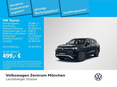 Gebraucht VW Tayron Life 150 PS (110 kW) 2025 Schwarz SUV