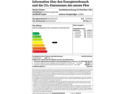 Gebraucht Citroën C4 PureTech 131 PS (96 kW) 2024 Grau SUV