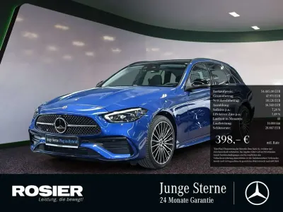 Używany Mercedes C300e Premium Plus 313 KM (230 kW) 2025 Niebieski Kombi