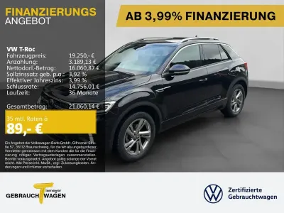 Gebraucht VW T-Roc R-line 110 PS (80 kW) 2023 Schwarz SUV