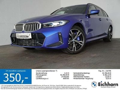 Gebraucht BMW 330e M Sport 292 PS (214 kW) 2024 Portimao blau metallic Kombi