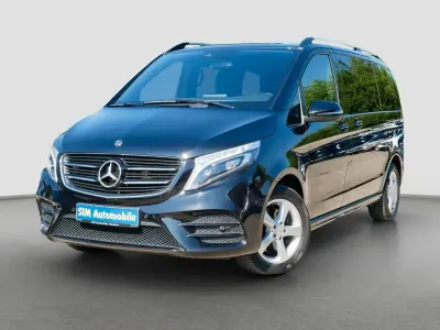 Gebraucht Mercedes V250 AMG line 190 PS (139 kW) 2018 Obsidianschwarz Van / Kleinbus