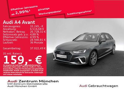 Gebraucht Audi A4 S-Line 204 PS (150 kW) 2023 Daytonagrau perleffekt Kombi