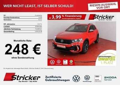 Usado VW T-Roc R 300 HP (220 kW) 2020 Vermelho SUV