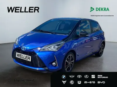 Gebraucht Toyota Yaris Hybrid Style 101 PS (74 kW) 2018 Blau Kleinwagen