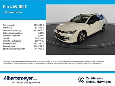 Usata VW Golf VIII Goal 116 CV (85 kW) 2025 Bianco Station wagon