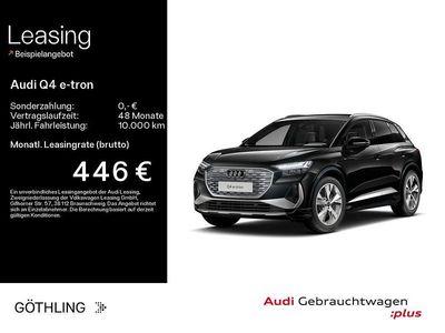 Gebraucht Audi Q4 e-tron S-Line 210 kW (286 PS) 2025 Mythosschwarz metallic SUV