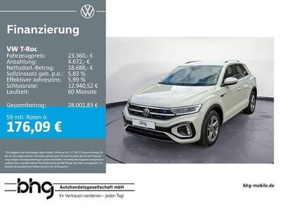 Second-hand VW T-Roc R-line 110 CP (80 kW) 2024 Gri SUV