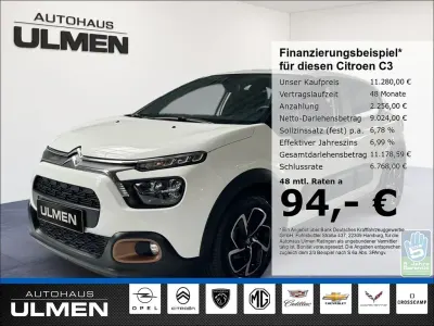 Gebraucht Citroën C3 PureTech 82 PS (60 kW) 2023 Weiss Kleinwagen