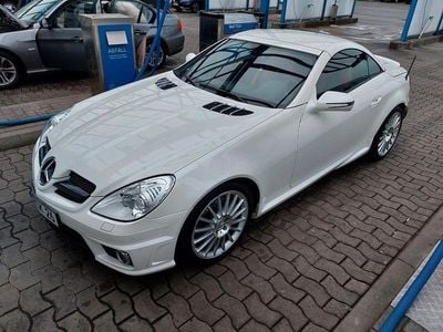 Usata Mercedes SLK350 AMG 305 CV (224 kW) 2010 Bianco Cabrio