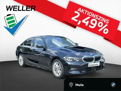 Gebraucht BMW 330e Advantage 292 PS (214 kW) 2021 Black sapphire (schwarz) Limousine