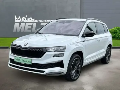 Gebraucht Skoda Karoq SportLine 150 PS (110 kW) 2025 Moonweiß SUV