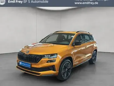 Ny Skoda Karoq SportLine 190 HK (139 kW) 2025 Orange SUV