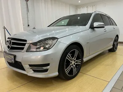 Brugt Mercedes C180 AMG 156 HK (114 kW) 2014 Sølv Sedan