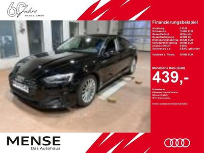 Gebraucht Audi A5 Sportback Advanced 163 PS (119 kW) 2023 Brillantschwarz Kleinwagen