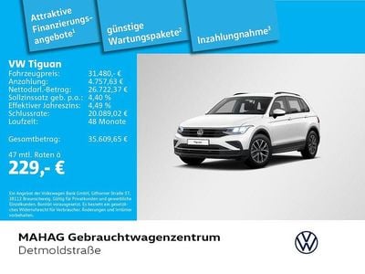Oryxweiß perlmutteffekt Gebraucht 2023 VW Tiguan R SUV | 31.480 € (Superpreis)