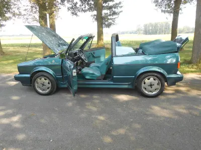 Gebraucht VW Golf Cabriolet 98 PS (72 kW) 1990 Grün Cabrio