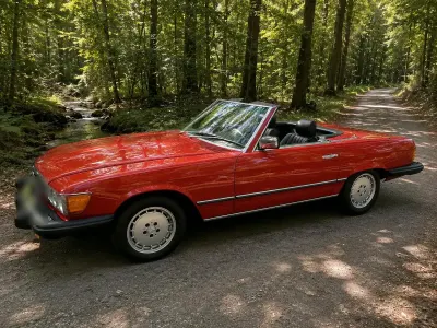 Gebraucht Mercedes SL380 183 PS (134 kW) 1984 Rot Cabrio