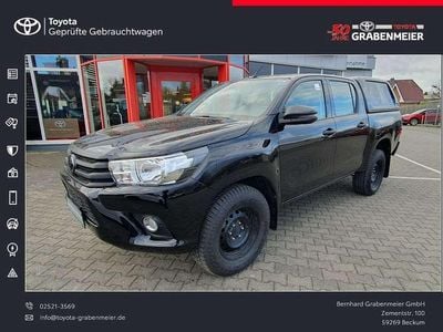 Gebraucht Toyota HiLux 150 PS (110 kW) 2020 Tiefschwarz mica metallic Pickup
