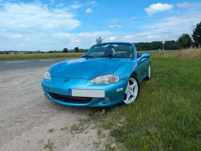 Gebraucht Mazda MX5 Sportive 145 PS (106 kW) 2001 Blau Cabrio