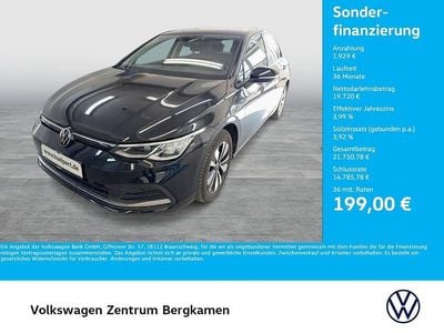 Gebraucht VW Golf VIII Move 131 PS (96 kW) 2024 Schwarz Limousine