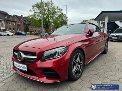 Gebraucht Mercedes C300 AMG line 258 PS (189 kW) 2021 Hyazinthrot  lack Cabrio