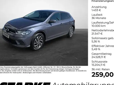 Neu VW Polo Life 95 PS (69 kW) 2026 Schwarz Kleinwagen