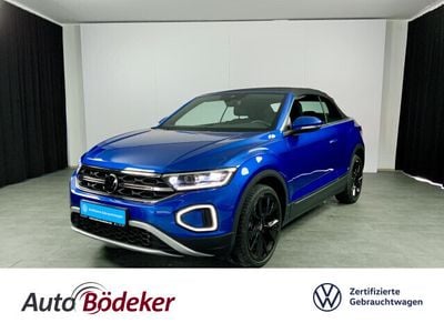 Gebraucht VW T-Roc Cabriolet Style 150 PS (110 kW) 2024 Ravennablau Cabrio