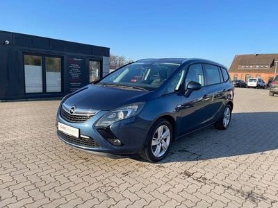 Gebraucht Opel Zafira Tourer Style 140 PS (102 kW) 2015 Knit blue metallic Van / Kleinbus