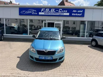 Gebraucht Skoda Roomster Plus Edition 86 PS (63 kW) 2010 Blau Van / Kleinbus