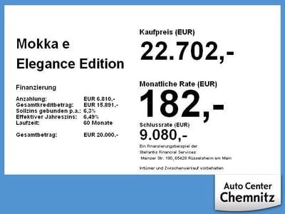 Weiß Neu 2025 Opel Mokka-e Elegance SUV | 22.702 € (Fairer Preis)