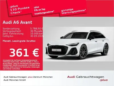 Gebraucht Audi A6 S-Line 367 PS (269 kW) 2026 Gletscherweiß metallic Kombi