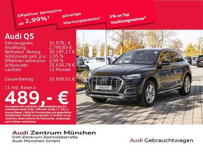 Brillantschwarz Gebraucht 2021 Audi Q5 Comfort SUV | 32.978 € (Guter Preis)