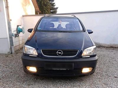 Gebraucht Opel Zafira 129 PS (94 kW) 2000 Blau Van / Kleinbus