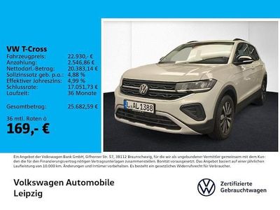 Gebraucht VW T-Cross Goal 116 PS (85 kW) 2025 Grau SUV