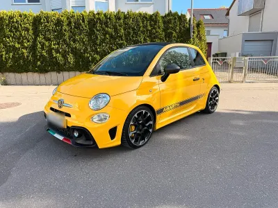 Second-hand Abarth 595C Competizione 180 CP (132 kW) 2018 Galben Cabrio