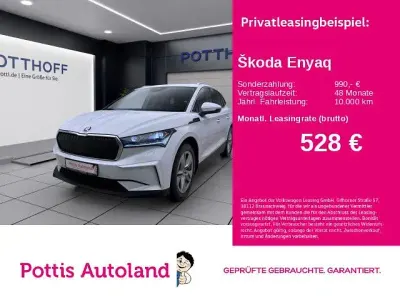 Gebraucht Skoda Enyaq iV Loft 194 kW (265 PS) 2022 Moonweiss metallic SUV