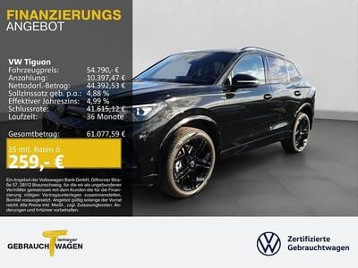 Schwarz Neu 2025 VW Tiguan R-line SUV | 54.420 € (Guter Preis)
