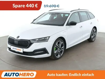 Gebraucht Skoda Octavia Style 204 PS (150 kW) 2021 Weiß Kombi