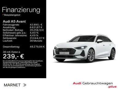 Gebraucht Audi A5 Ambiente 204 PS (150 kW) 2025 Gletscherweiß metallic Kombi