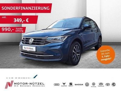 Blau Gebraucht 2022 VW Tiguan Life SUV | 25.930 € (Guter Preis)