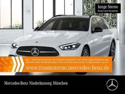 gebraucht Mercedes C300 T 4M AMG+NIGHT+PANO+360+KEYLESS+9G