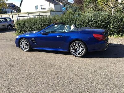 Gebraucht Mercedes SL500 455 PS (334 kW) 2016 Blau Cabrio