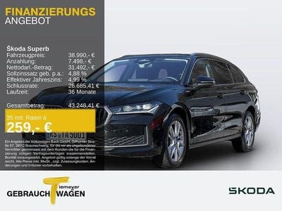 Schwarz Gebraucht 2024 Skoda Superb LAURIN & KLEMENT Kombi | 38.990 € (Fairer Preis)